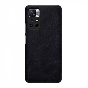 Калъф тип книга от еко кожа NILLKIN Qin - Xiaomi Poco M4 Pro 5G / Redmi Note 11S 5G / 11T 5G черен - Img 2