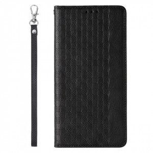Калъф тип книга с връзка Magnet Strap - iPhone 12 Pro Max черен - Img 5