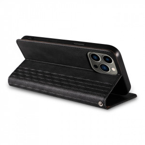 Калъф тип книга с връзка Magnet Strap - iPhone 12 Pro Max черен - Img 10