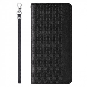 Калъф тип книга с връзка Magnet Strap - iPhone 13 черен - Img 4