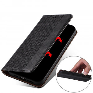 Калъф тип книга с връзка Magnet Strap - Samsung Galaxy A53 5G черен - Img 3
