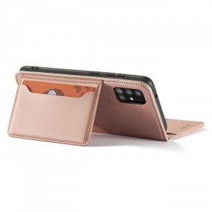 Калъф тип книга с външен джоб Magnet Card - Samsung Galaxy A04s / A13 5G розов - Img 11