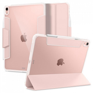 Калъф тип книга с място за стилус и подсилени ръбове SPIGEN Ultra Hybrid Pro - iPad Air 10.9" (4th gen 2020) / (5th gen 2022) розово злато - Img 1