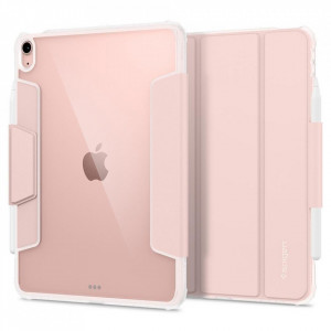 Калъф тип книга с място за стилус и подсилени ръбове SPIGEN Ultra Hybrid Pro - iPad Air 10.9" (4th gen 2020) / (5th gen 2022) розово злато - Img 2