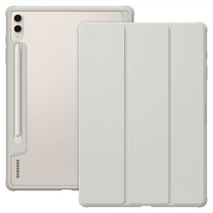 Калъф тип книга с място за стилус и подсилени ръбове SPIGEN Ultra Hybrid Pro - Samsung Galaxy Tab S9+ (12.4") сив - Img 2