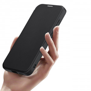 Калъф тип книга с прозрачен гръб DUX DUCIS Skin X Pro MagSafe - Samsung Galaxy S24+ черен - Img 7