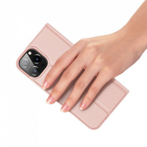 Калъф тип книга DUX DUCIS Skin Pro - iPhone 13 Pro Max розов - Img 7
