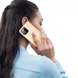 Калъф тип книга DUX DUCIS Skin Pro - iPhone 14 Pro Max златист - Img 8
