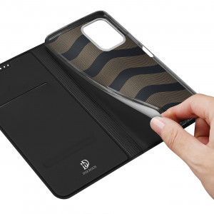 Калъф тип книга DUX DUCIS Skin Pro - Realme C33 Flip Card Wallet Stand черен - Img 8