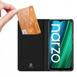Калъф тип книга DUX DUCIS Skin Pro - Realme narzo 50A черен - Img 2