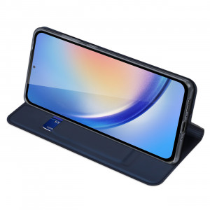Калъф тип книга DUX DUCIS Skin Pro - Samsung A35 5G син - Img 7