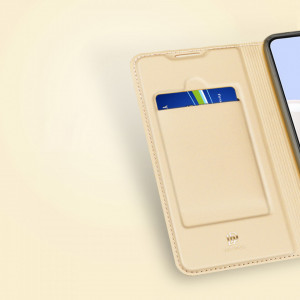 Калъф тип книга DUX DUCIS Skin Pro - Samsung Galaxy A22 златист - Img 10
