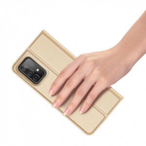 Калъф тип книга DUX DUCIS Skin Pro - Samsung Galaxy A73 5G златист - Img 7