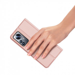 Калъф тип книга DUX DUCIS Skin Pro - Xiaomi 12 Pro / 12S Pro розов - Img 8