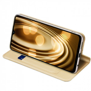 Калъф тип книга DUX DUCIS Skin Pro - Xiaomi Poco C40 златист - Img 4