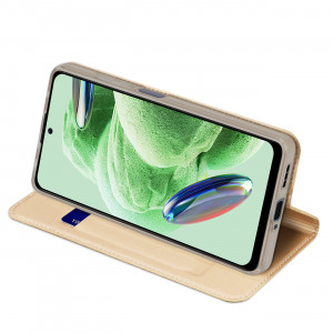 Калъф тип книга DUX DUCIS Skin Pro - Xiaomi Poco X5 / Redmi Note 12 златист - Img 6