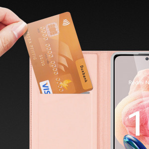 Калъф тип книга DUX DUCIS Skin Pro - Xiaomi Redmi Note 12 4G розов - Img 13