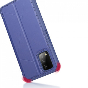 Калъф тип книга DUX DUCIS Skin X - Samsung Galaxy A03s син - Img 8