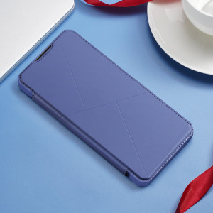 Калъф тип книга DUX DUCIS Skin X - Samsung Galaxy A03s син - Img 11