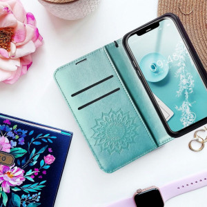 Калъф тип книга FORCELL Mezzo - Samsung Galaxy S22+ (мандала) зелен - Img 6