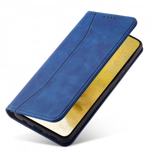 Калъф тип книга Magnet Fancy - Samsung Galaxy S23+ син - Img 4