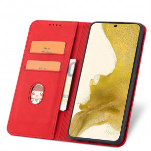 Калъф тип книга Magnet Fancy - Samsung Galaxy S23 Ultra червен - Img 5
