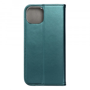 Калъф тип книга Smart Magneto - iPhone 15 Plus тъмнозелен - Img 2
