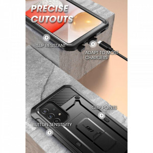 Калъф 360° със стойка и клипс SUPCASE Unicorn Beetle Pro - Samsung Galaxy A53 5G черен - Img 6