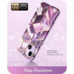 Калъф 360° SUPCASE Cosmo - iPhone 14 Plus лилав мрамор - Img 6