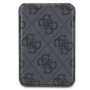 Магнитен джоб за карти със стойка GUESS 4G Classic Logo GUWMSHG4SHK MagSafe черен - Img 4