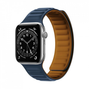Магнитна каишка Magnetic - Apple Watch 41mm Series 7 син - Img 1