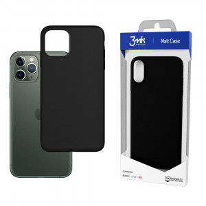 Матиран гръб 3mk Matt - iPhone 12 / 12 Pro черен - Img 1