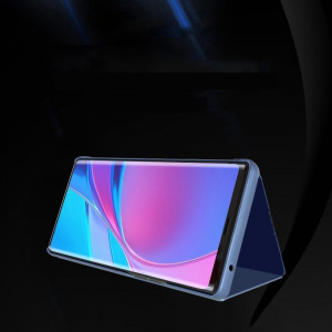 Огледален калъф тип книга Clear View - Samsung Galaxy A03s черен - Img 2