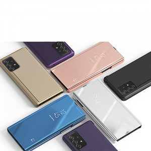 Огледален калъф тип книга Clear View - Samsung Galaxy A73 5G розов - Img 4