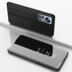 Огледален калъф тип книга Clear View - Xiaomi 12 Lite черен - Img 2
