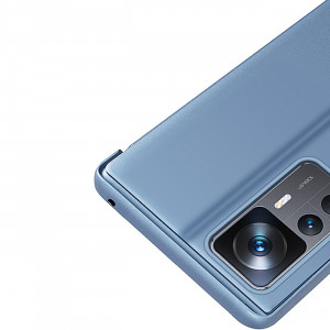 Огледален калъф тип книга Clear View - Xiaomi 12T / 12T Pro черен - Img 7