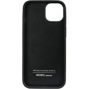 Оригинален гръб от естествена кожа AUDI Genuine Leather AU-TPUPCIP11R-Q8 / D1-BK - iPhone 11 черен - Img 4