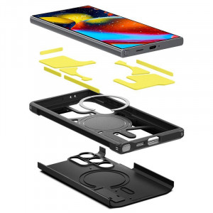 Оригинален гръб със стойка SPIGEN Tough Armor MagSafe - Samsung Galaxy S24 Ultra черен - Img 10