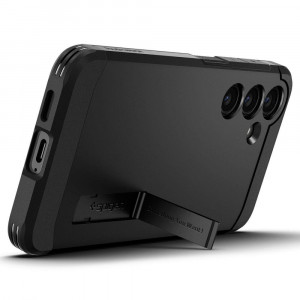 Оригинален гръб със стойка SPIGEN Tough Armor - Samsung Galaxy S24+ черен - Img 7