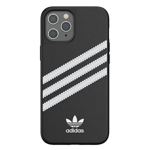 Оригинален гръб ADIDAS OR Molded PU - iPhone 12 Pro Max черен / бял - Img 2