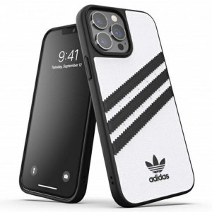 Оригинален гръб ADIDAS OR Molded PU - iPhone 13 Pro Max бял - Img 1
