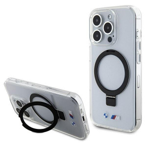 Оригинален гръб BMW Ring Stand M MagSafe - iPhone 15 Pro Max прозрачен - Img 1