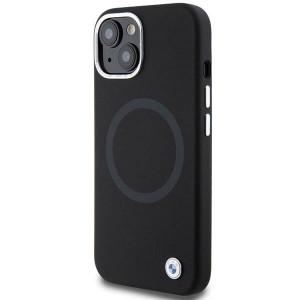 Оригинален гръб BMW Signature Liquid Silicone MagSafe - iPhone 15 Plus черен - Img 2