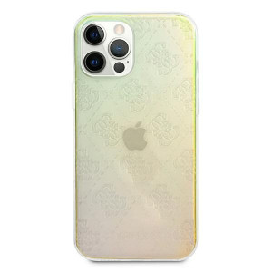 Оригинален гръб GUESS 4G 3D Pattern GUHCP12M3D4GIRBL - iPhone 12 / 12 Pro преливащ - Img 3