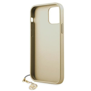 Оригинален гръб GUESS 4G Charms GUHCP12MGF4GGR - iPhone 12 / 12 Pro сив - Img 7
