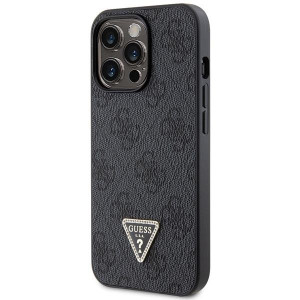 Оригинален гръб GUESS 4G Metal Logo с презрамка GUHCP13LP4TDSCPK - iPhone 13 Pro черен - Img 2