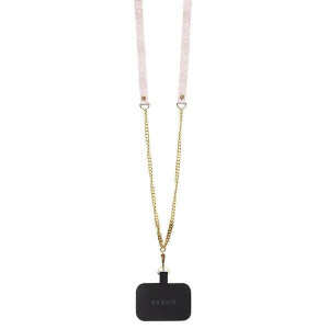 Оригинален гръб GUESS 4G Metal Logo с презрамка GUHCP15LP4TDSCPP - iPhone 15 Pro розов - Img 6