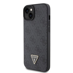 Оригинален гръб GUESS 4G Metal Logo с презрамка GUHCP15MP4TDSCPK - iPhone 15 Plus черен - Img 2