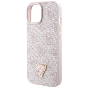Оригинален гръб GUESS 4G Metal Logo с презрамка GUHCP15SP4TDSCPP - iPhone 15 розов - Img 7