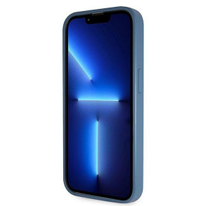 Оригинален гръб GUESS 4G Metal Logo с презрамка GUHCP15XP4TDSCPB - iPhone 15 Pro Max син - Img 5